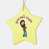 軽い女の子のサ遊クソフォン セラミックオーナメント (左)