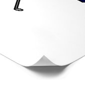 軽い女性ゴルファー ポスター (角)