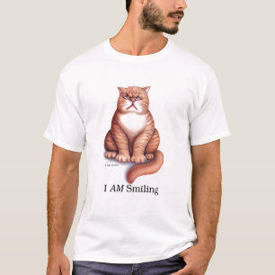 軽い微笑のTシャツ Tシャツ