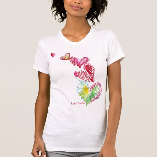 軽い心情のタワーハートTシャツ/アパレル Tシャツ (正面)