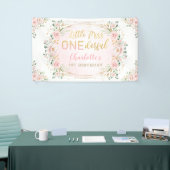 軽い恋しく思1つの誕生日赤面金ゴールドフローラ 横断幕 (トレードショー)