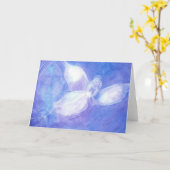 軽い挨拶状のメッセンジャー カード (黄色い花)