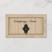 軽い木製の大工-名刺 名刺 (裏面)