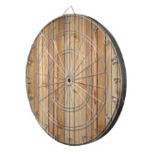 軽い木製の羽目板 ダーツボード (正面右)