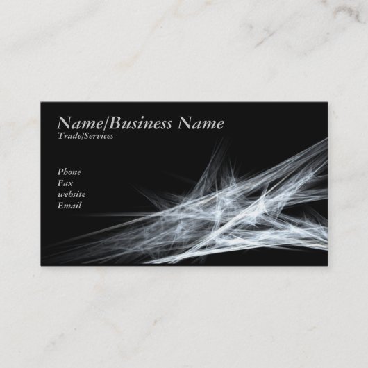 軽い水晶のbusinesssカード 名刺 (正面)