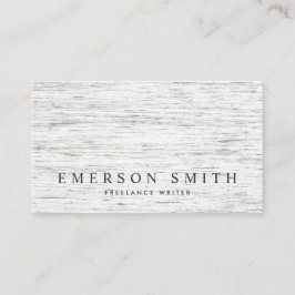 軽い灰色の木エレガント目のミニマリモダンズム 名刺