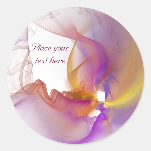 軽い煙 ラウンドシール (正面)