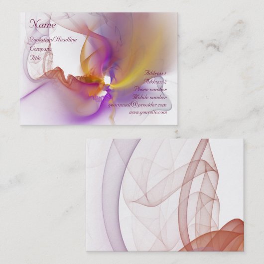 軽い煙 名刺 (正面/裏面)