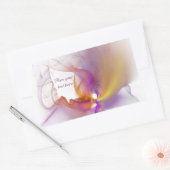 軽い煙 長方形シール (封筒)