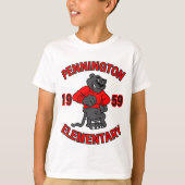 軽い生地のセーターを着たヒョウ Tシャツ (正面)