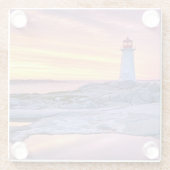 軽い看守|ペギーの入江 ガラスコースター (裏面)