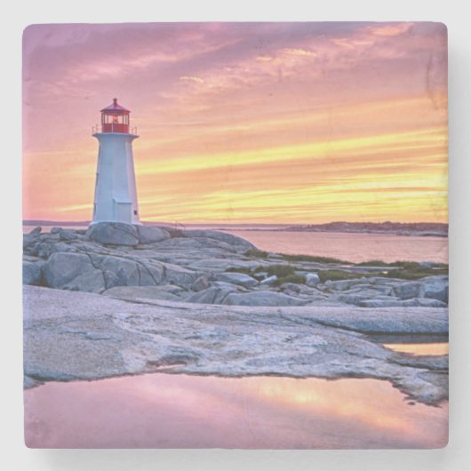 軽い看守|ペギーの入江 ストーンコースター (正面)