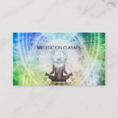 軽い瞑想とヨガに囲まれたシャーマン 名刺 (正面)