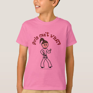 軽い空手少女 Tシャツ