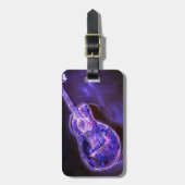 軽い絵画: ギター- ラゲッジタグ (正面縦)