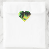 軽い羽のデザイン ハートシール (バッグ)