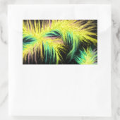 軽い羽のデザイン 長方形シール (バッグ)