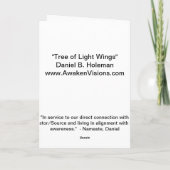 軽い翼の木 カード (裏面)