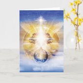 軽い翼の木 カード (黄色い花)