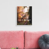 軽い聖書の聖句の中を歩く キャンバスプリント (インサイチュ (リビング))
