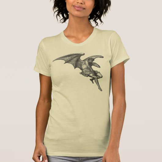 軽い衣服で考えているSatan Tシャツ (正面)