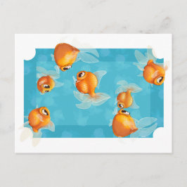 軽い金魚はがき ポストカード