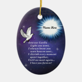 軽い鳥に セラミックオーナメント