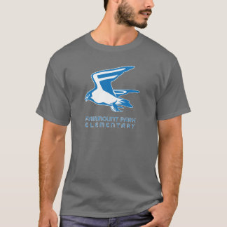 軽い《鳥》ハヤブサのグラフィックが付いている暗い《鳥》ハヤブサのティー Tシャツ