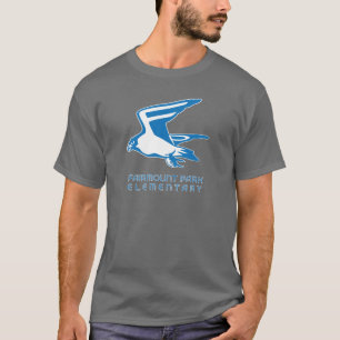 軽い《鳥》ハヤブサのグラフィックが付いている暗い《鳥》ハヤブサのテ Tシャツ