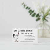 軽いBrahmaのオンドリのヴィンテージの国のクラシック 名刺 (スタンド正面)