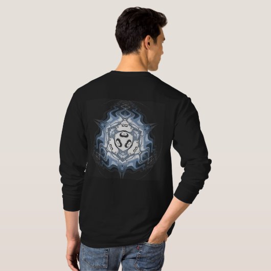 軽いdeegerの青 tシャツ (裏面フル)