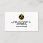 軽いPR活動への芸術的なクリエイティブ 名刺 (裏面)