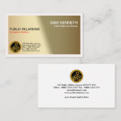 軽いPR活動への芸術的なクリエイティブ 名刺 (正面/裏面)