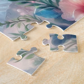 軽お洒落ピンクのベッタ ジグソーパズル (側面)