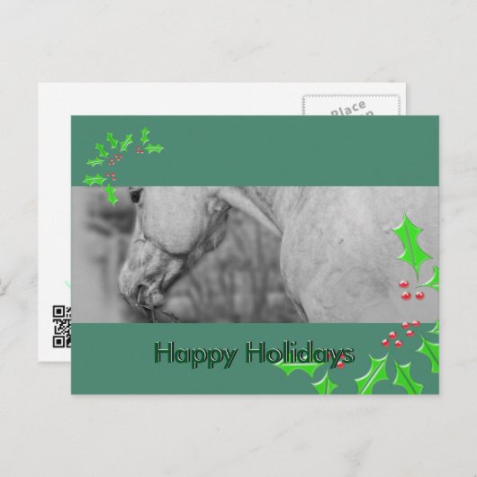 軽くちんりんご（クリスマス） シーズンポストカード (正面/裏面)