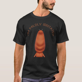 軽くイラッとするマーカスへ・ワーム・面白いミーム 女性 Tシャツ
