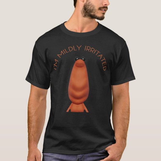 軽くイラッとするマーカスへ・ワーム・面白いミーム 女性 Tシャツ (正面)