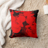 軽く及び暗い花 クッション (ブランケット)