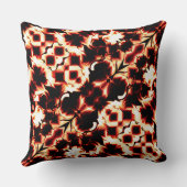 軽く彫刻された形状の大規模な鏡像化 クッション (裏面)