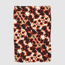 軽く彫刻された形状の大規模な鏡像化 ゴルフタオル