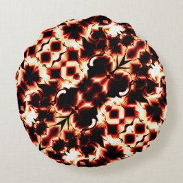 軽く彫刻された形状の大規模な鏡像化 ラウンドクッション