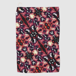 軽く彫刻された白の大きな鏡像 ゴルフタオル