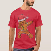軽く押えるジンジャーブレッドマンの軽打 Tシャツ (正面)