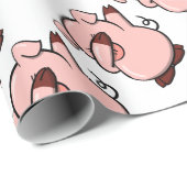 軽く押えるブタ ラッピングペーパー (ロールコーナー)