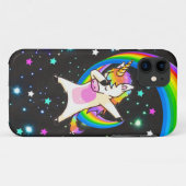 軽く押えるユニコーンのネオン白熱iPhone SE/5/5sの場合 Case-Mate iPhoneケース (裏面(横))