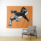 軽く押えるラーテル タペストリー (インサイチュ(横))