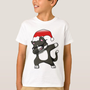 軽く押える猫のワイシャツ-かわいくおもしろいな雄猫の軽打のTシャツ Tシャツ