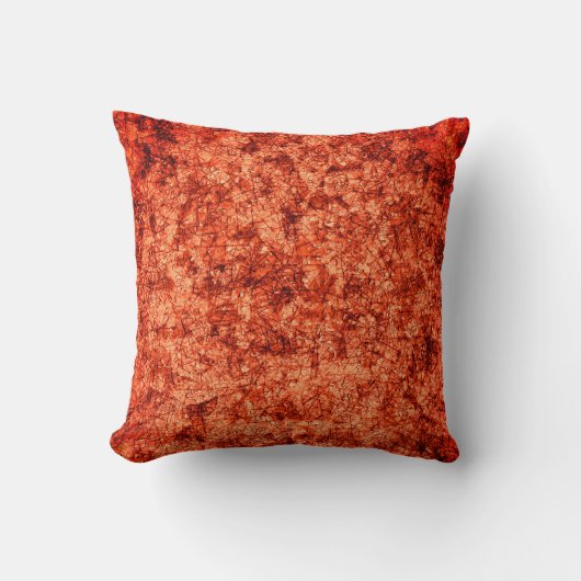 軽く斑点のあるサンゴの傷の傷 クッション (正面)