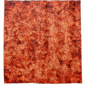 軽く斑点のあるサンゴの傷の傷 シャワーカーテン (正面)