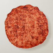 軽く斑点のあるサンゴの傷の傷 ラウンドクッション (裏面)